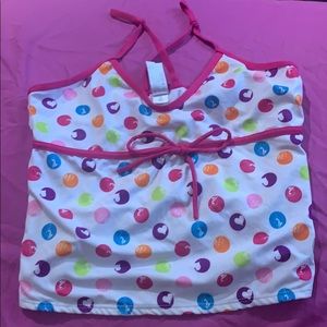 Girls swim top